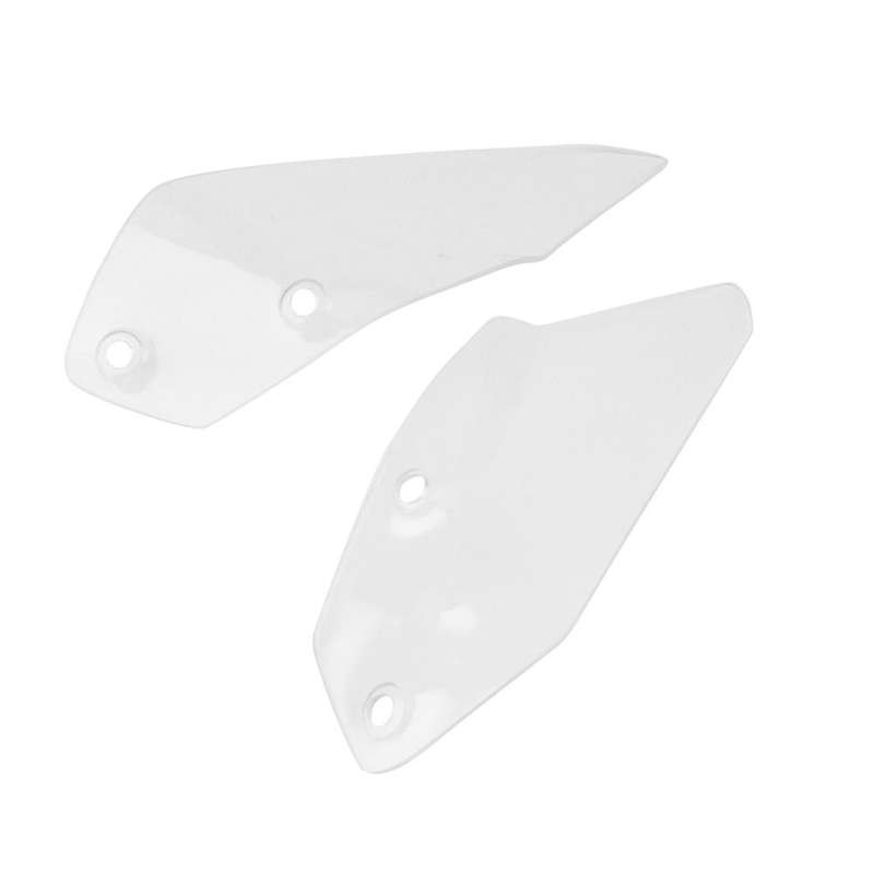 Motorcycle Side Windshield Windscreen Panel Deflector(transparent)