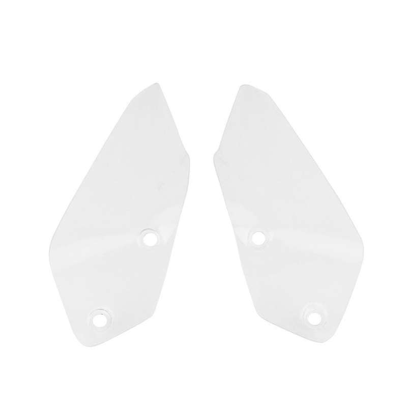 Motorcycle Side Windshield Windscreen Panel Deflector(transparent)
