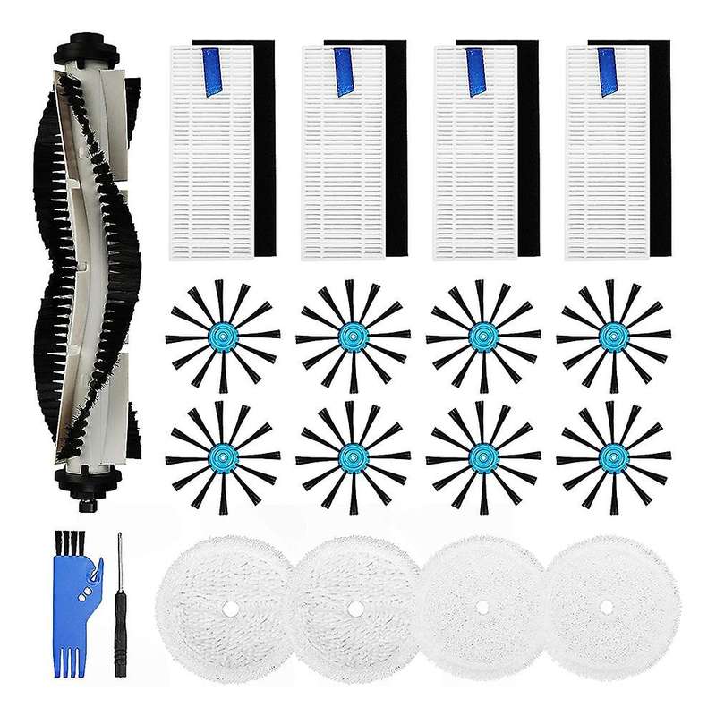 Wet and Dry Robot Vacuum Cleaner, Main Brush, Hepa Filter, Side Brush