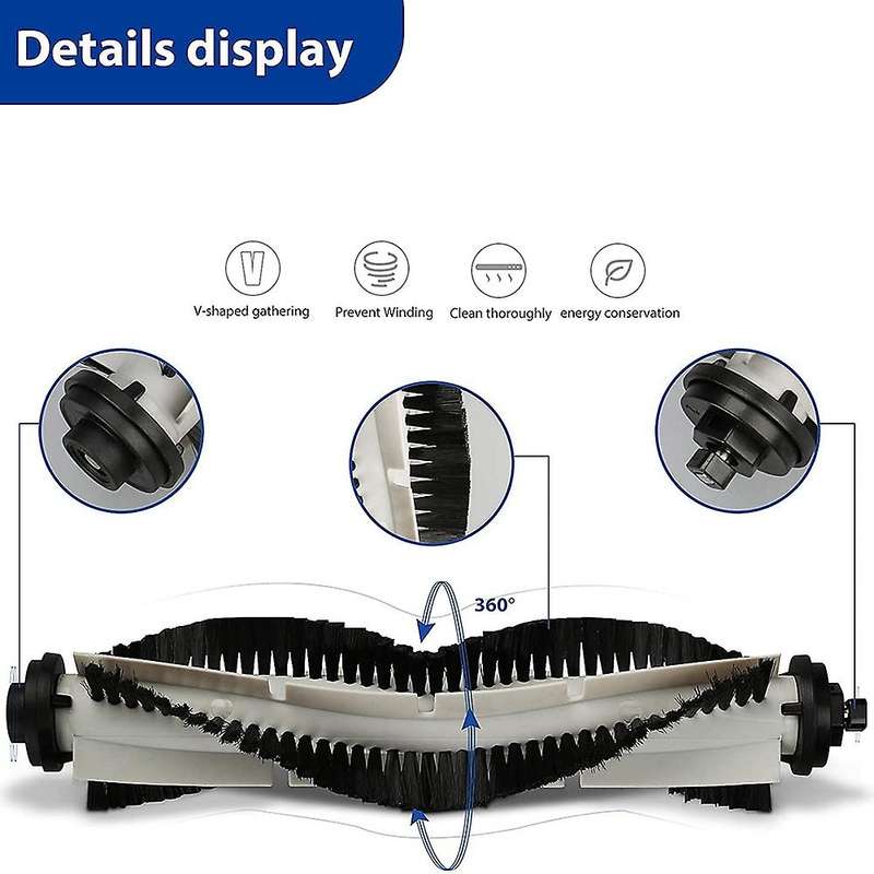 Wet and Dry Robot Vacuum Cleaner, Main Brush, Hepa Filter, Side Brush