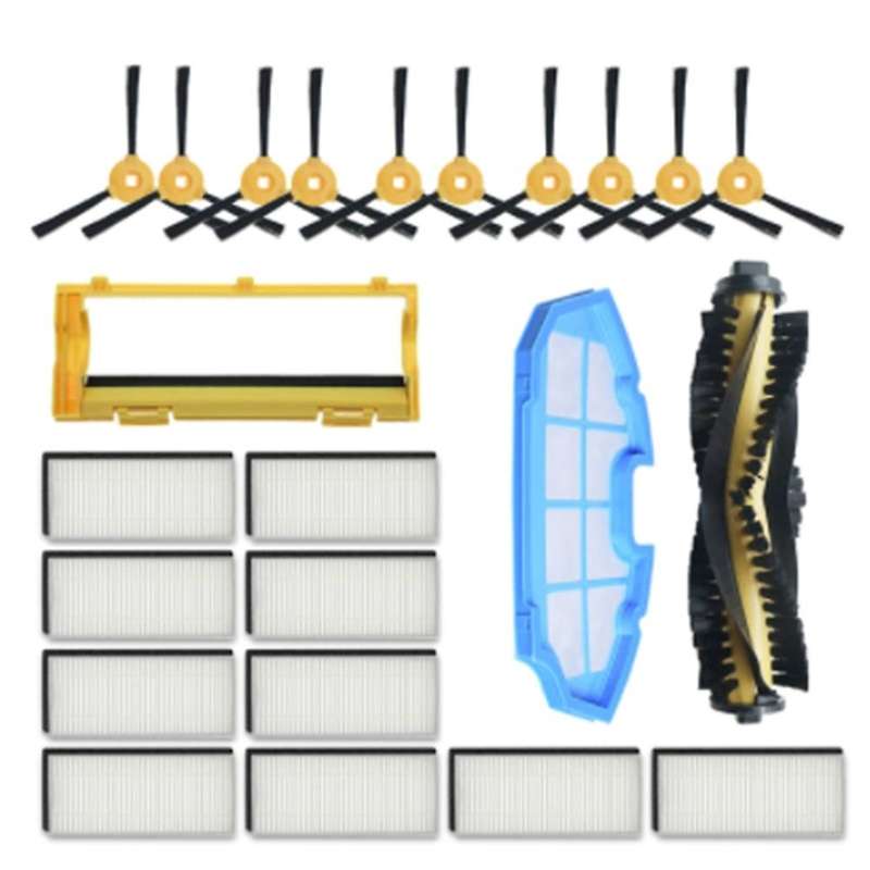 23pcs for Cecotec Conga 990 5040 Eufy Robovac Hepa Filter Main Brush