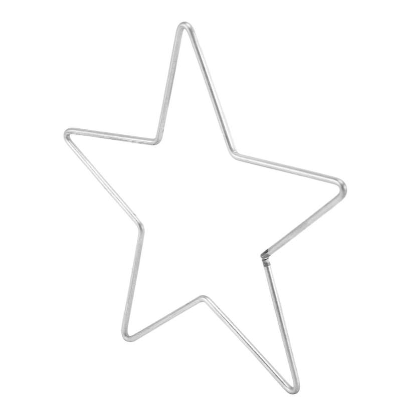 Moon Star Dream Catcher Metal Hoop Rings Circle Macrame for Diy Craft