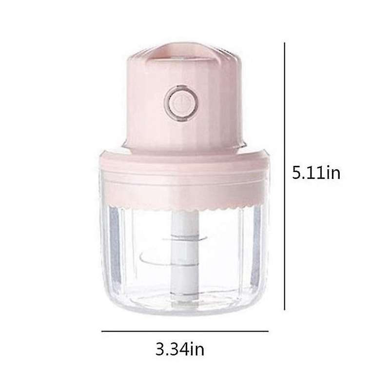 Electric Garlic Chopper 250ml Mini Food Processor Presses Blender A
