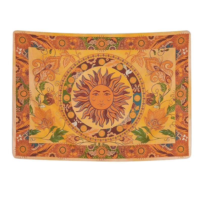 Burning Sun Tapestry Flower Vines Tapestries Vintage Indie Boho A