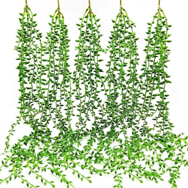 8pcs 32.3 Inches Artificial Hanging Plants for Garden Decoration