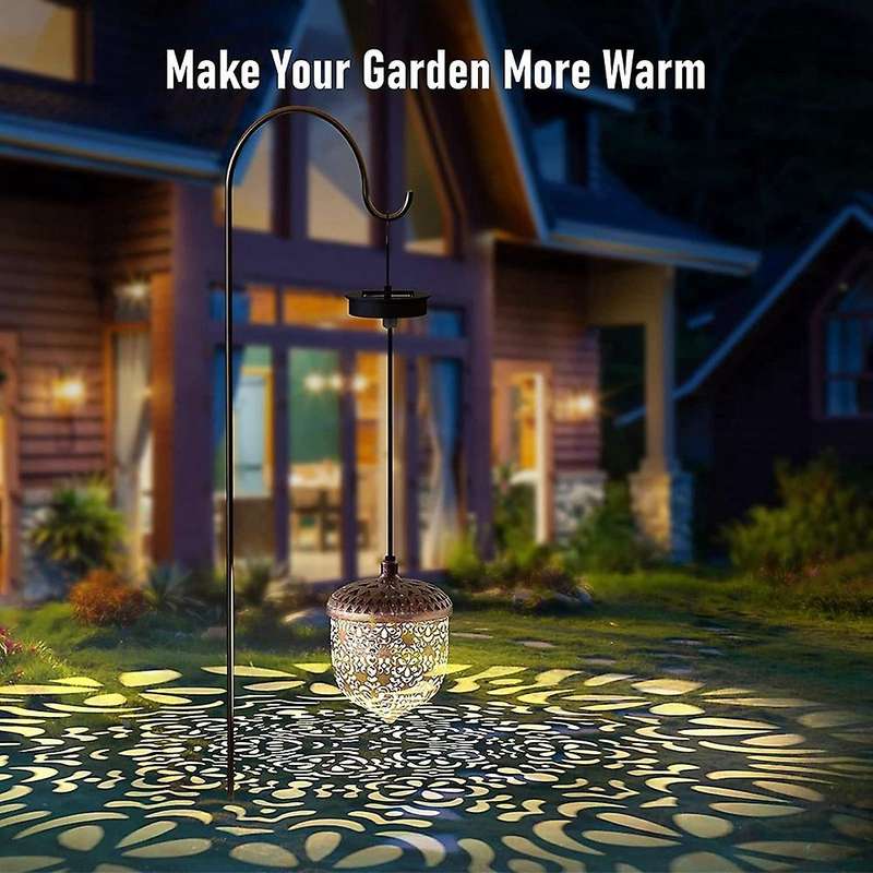 Solar Lanterns Outdoor, Solar Light for Garden, Porch, Tree, 1 Pack