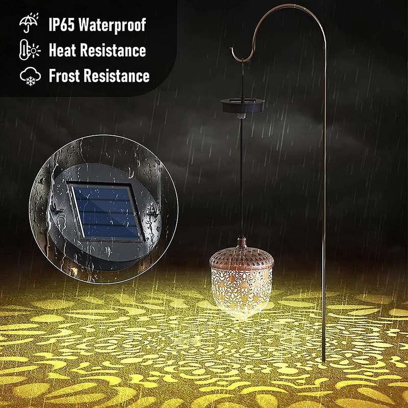 Solar Lanterns Outdoor, Solar Light for Garden, Porch, Tree, 1 Pack