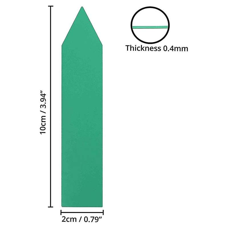 Colourful Plastic Plant Stakes for Labelling (pack Of 500),10 X 2 Cm