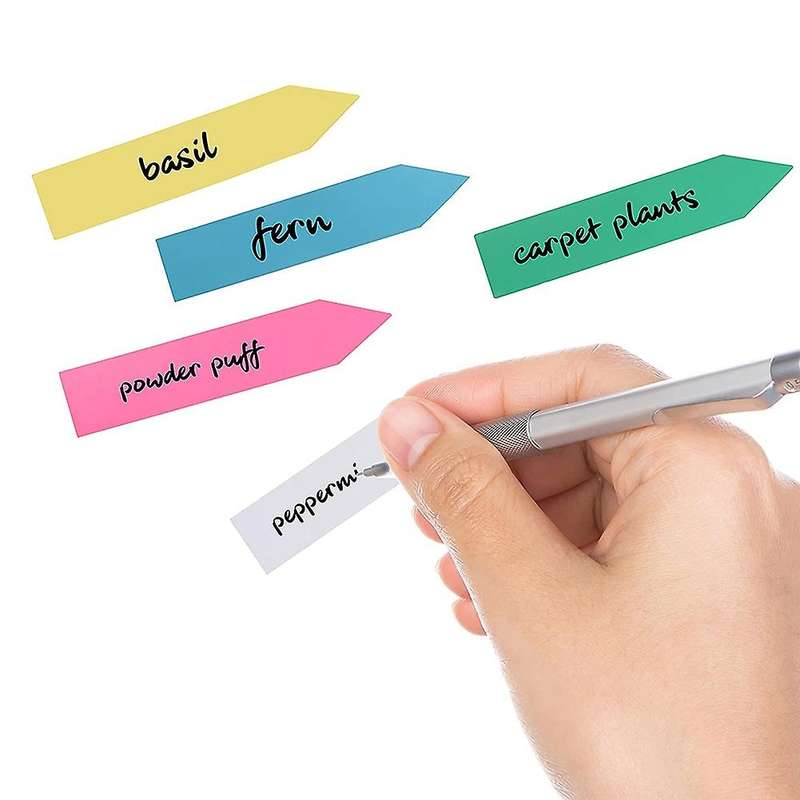 Colourful Plastic Plant Stakes for Labelling (pack Of 500),10 X 2 Cm