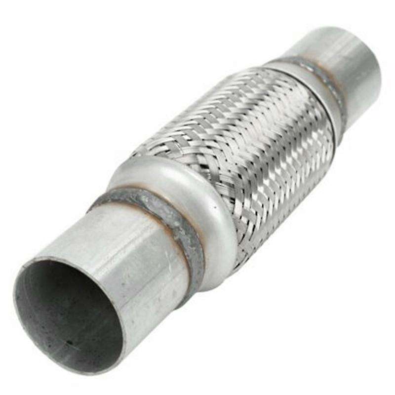 Flex Pipe Stainless Steel Double Braid 2 X 6 Inch with 10 Inch Long