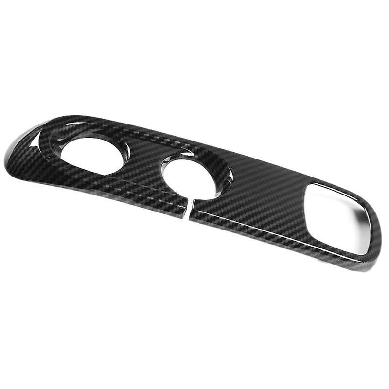 Car Gear Shift Panel Cover for Mercedes Smart 2009-2015, Carbon Fiber