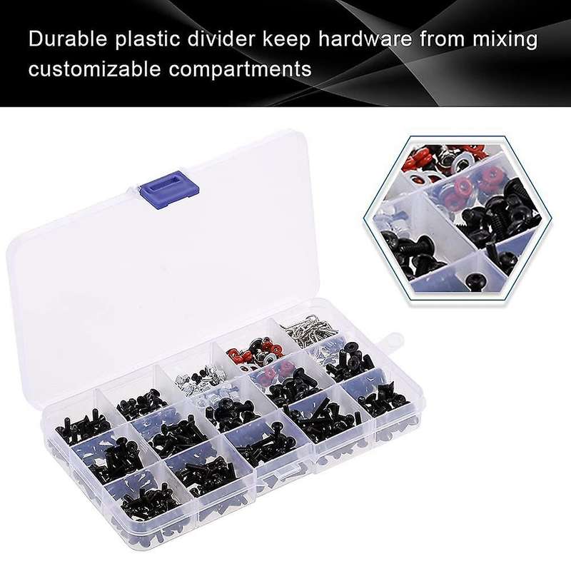 523 Pcs Rc Screws Kit Repair Tool Box Set Rc Hobby Universal Parts