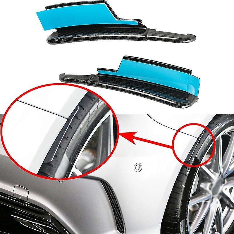 Car Carbon Fiber Fender Arch Trim Sticker Wheel Eyebrow Lip
