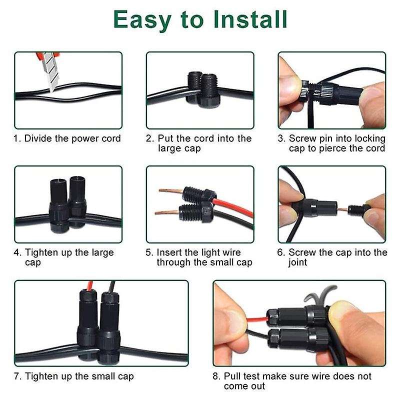 20pcs Low Voltage Landscape Wire Connector - Easy Install Landscape