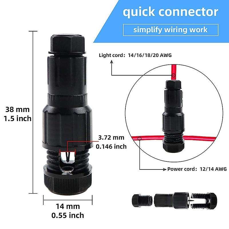 20pcs Low Voltage Landscape Wire Connector - Easy Install Landscape