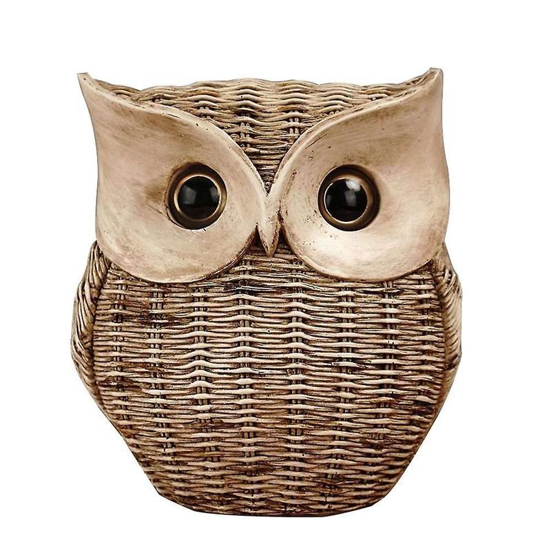 Owl Statues Resin Living Room Ornaments for Interior Home Decor Craft