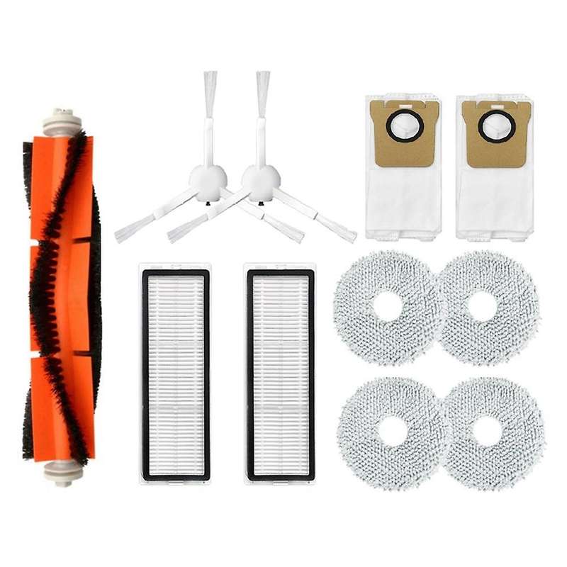 11pcs for Dreame S10/s10 Pro Main Side Brush Mop Cloth Dust Bag