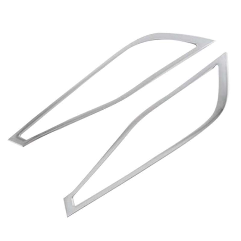 For Toyota Harrier Venza 2020 -2022 Silver Rear Fog Lamp Cover Trim