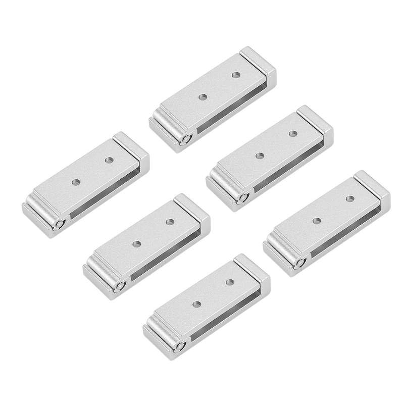 6 Pack Folding Hooks Wall Door Clothes Hooks Alloy Rustproof