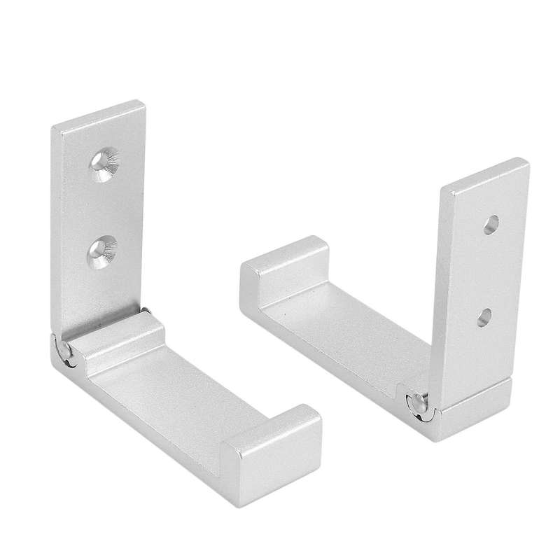 6 Pack Folding Hooks Wall Door Clothes Hooks Alloy Rustproof