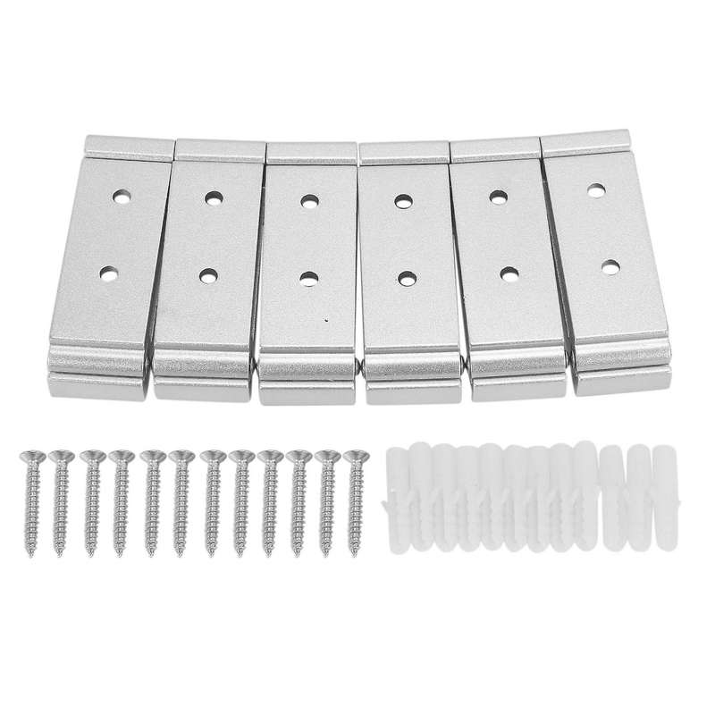 6 Pack Folding Hooks Wall Door Clothes Hooks Alloy Rustproof