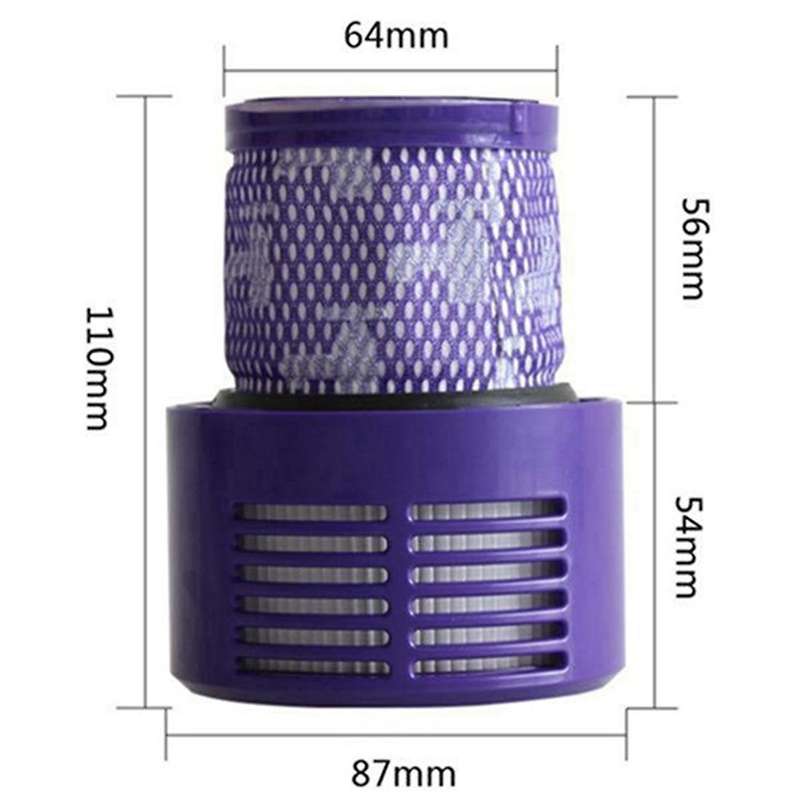Hepa Filter for Dyson V10 Series V10 Absolute, Animal, Total Clean