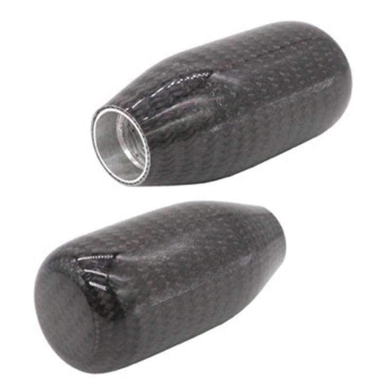 Real Carbon Fiber Red Universal Car Gear Shift Knob Head Shifter
