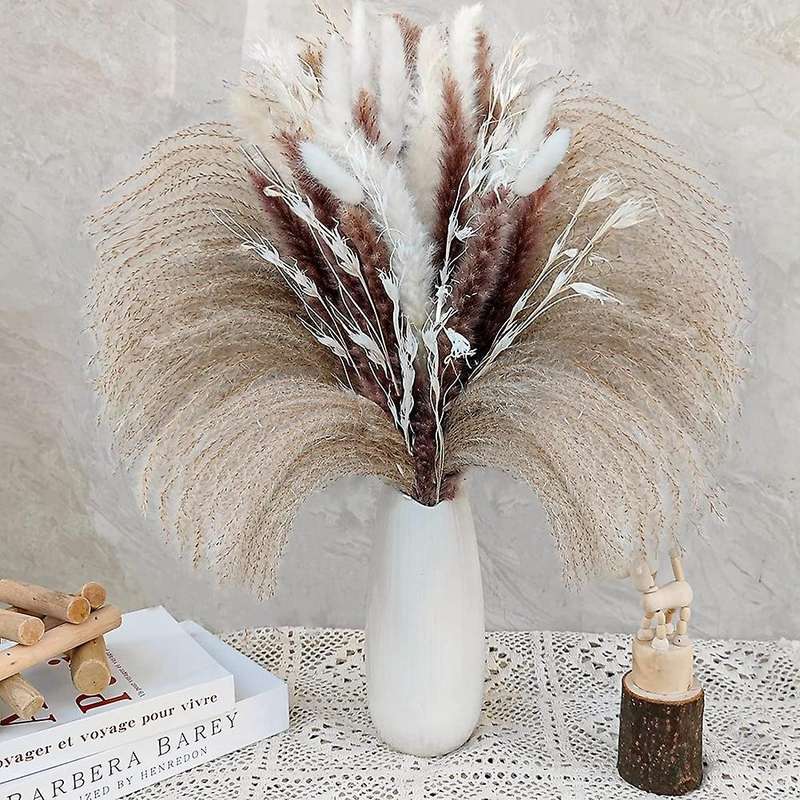 Dried Pampas Grass Boho Decor for Vase Flower Arrangements Home