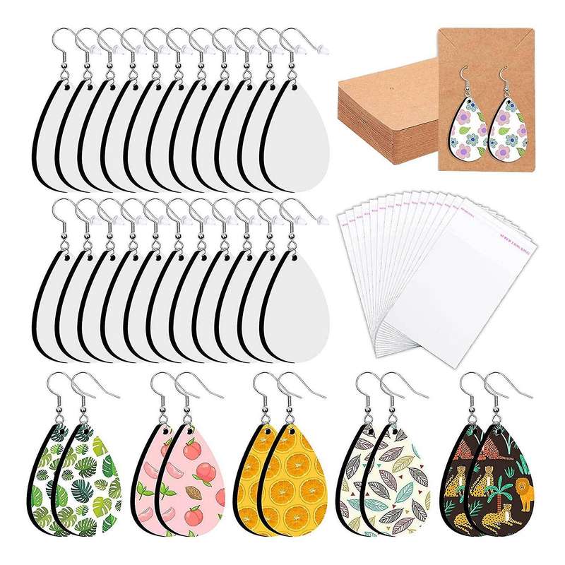 60 Sublimation Blank Products, Sublimation Blank Earrings