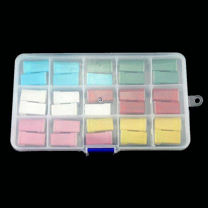 30pcs/box 20a-60a F2828-z Pal Fuse Copper Long Female Fuse Link