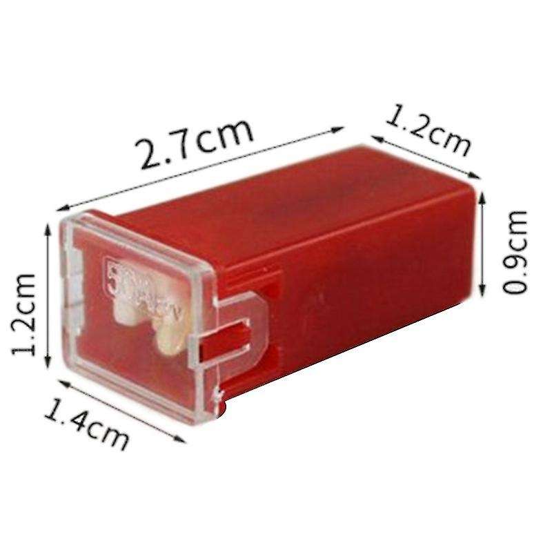 30pcs/box 20a-60a F2828-z Pal Fuse Copper Long Female Fuse Link