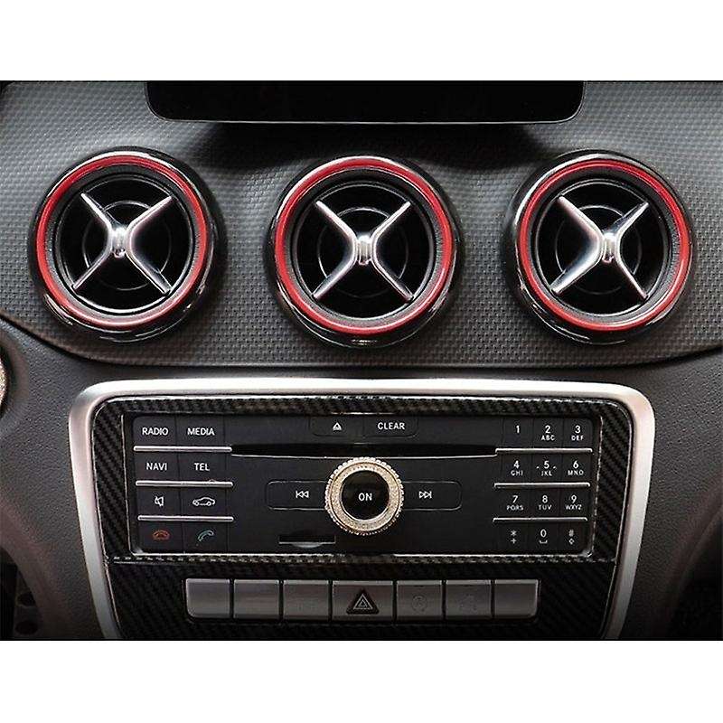 5pcs Vent Outlet Cover Trim Red for Benz A B Cla Gla Class W176 12-18