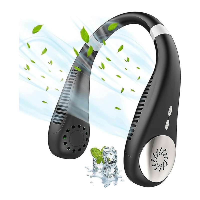 Hands Free Semiconductor Cooling Bladeless Fans, Black