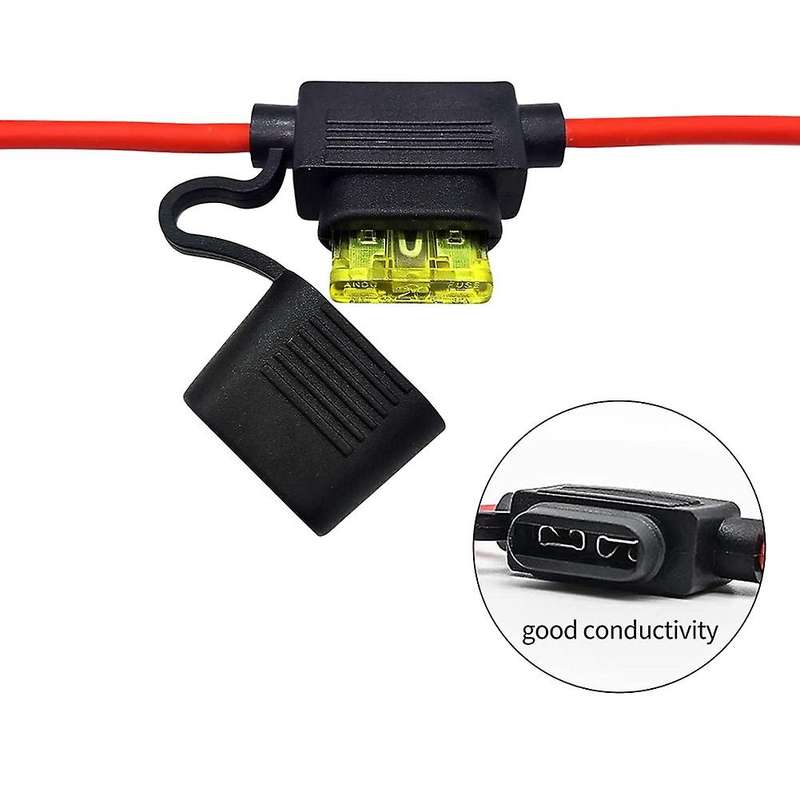 10pack Atc/ato Fuse Holders and 20pcs Standard Blade Fuses for Car B