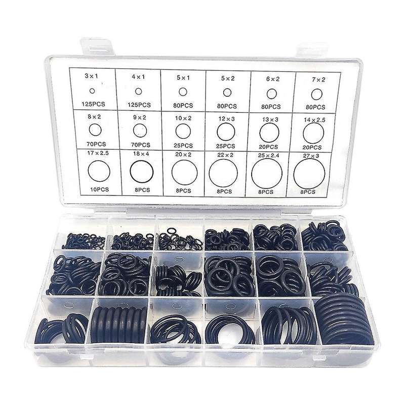 850pcs Rubber O-ring Sealing Classification Gasket Washer Ring Kit
