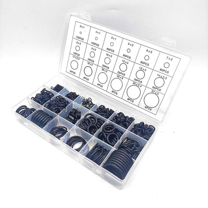 850pcs Rubber O-ring Sealing Classification Gasket Washer Ring Kit