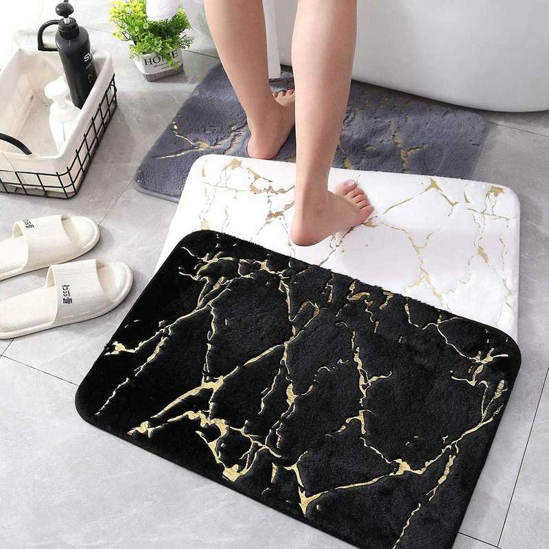 Faux Rabbit Hair Home Floor Rugs Modern Chairs Area Mat Anti-skid E