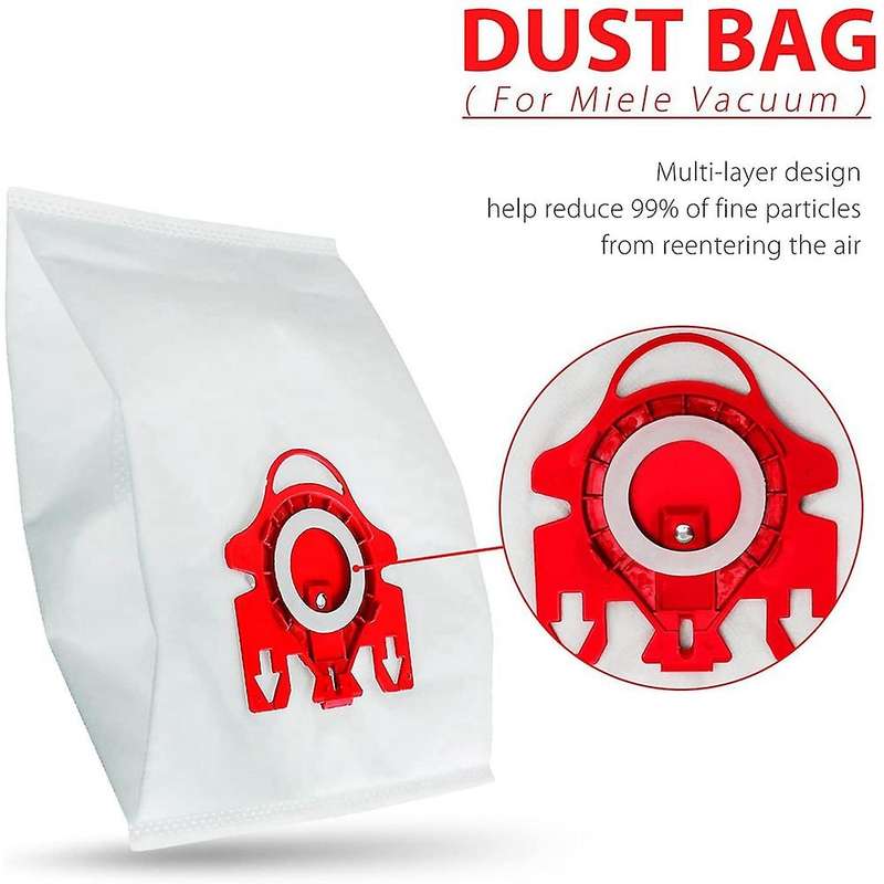 Hepa Filter Motor Protection Dust Bags for Miele Fjm Vacuum Cleaner