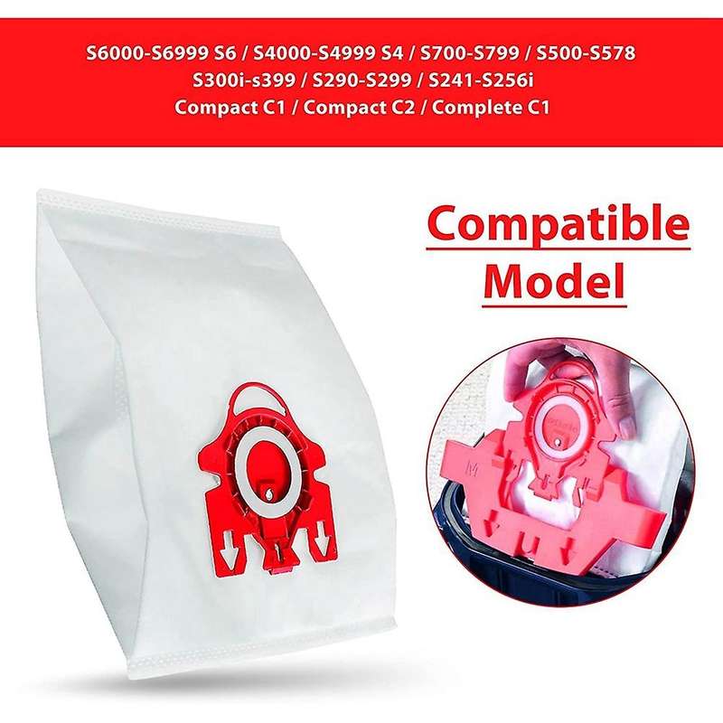 Hepa Filter Motor Protection Dust Bags for Miele Fjm Vacuum Cleaner