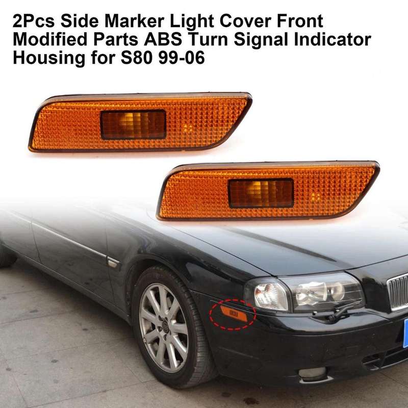 Car Front Bumper Fender Light Turn Signal Indicator Housing