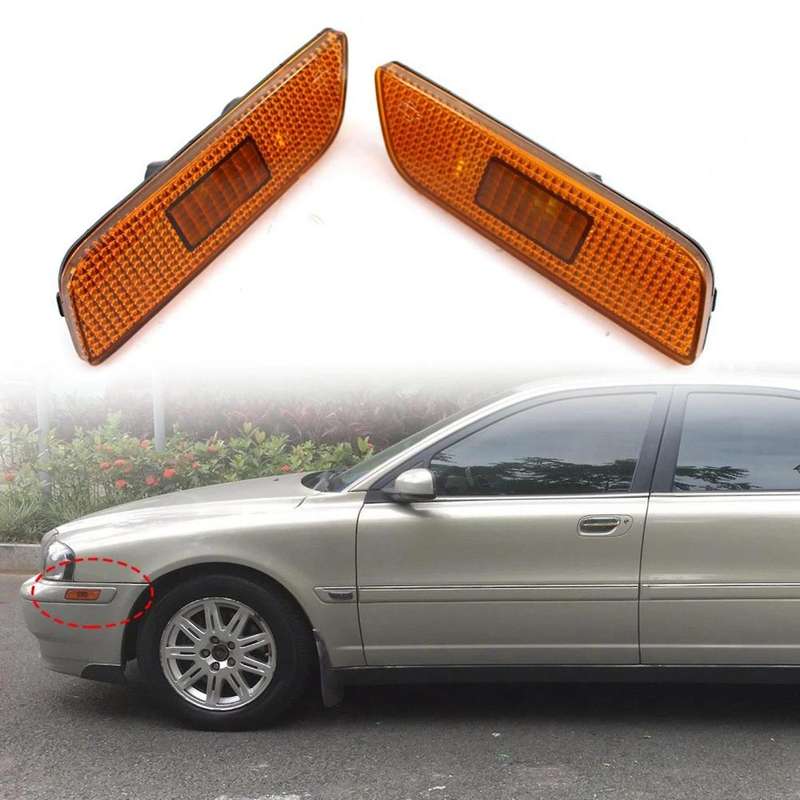 Car Front Bumper Fender Light Turn Signal Indicator Housing