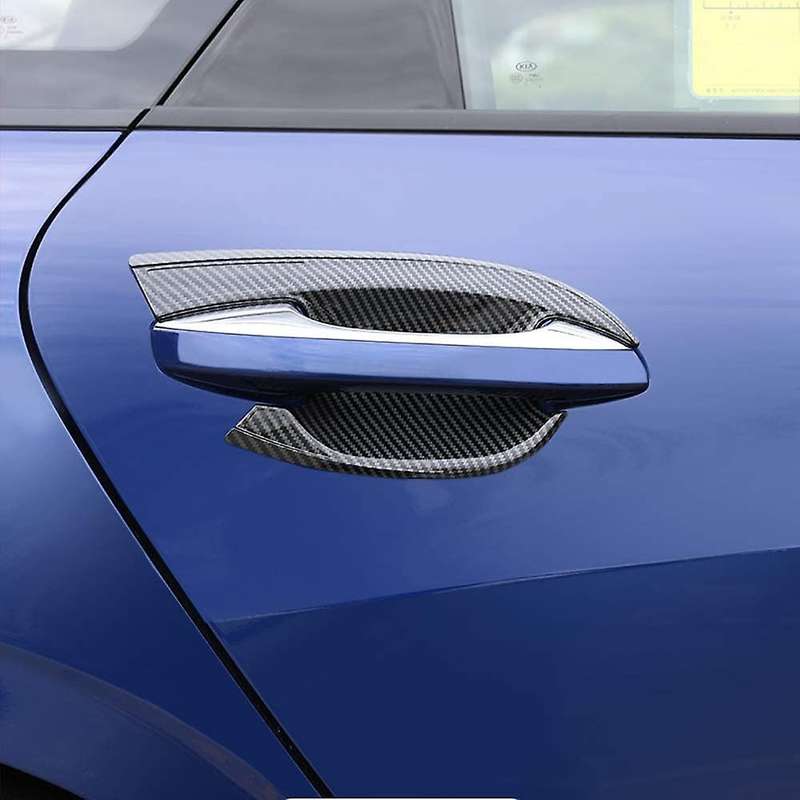 For Kia K5 Optima 2020 2021 Carbon Fiber Door Handle Bowl Cover