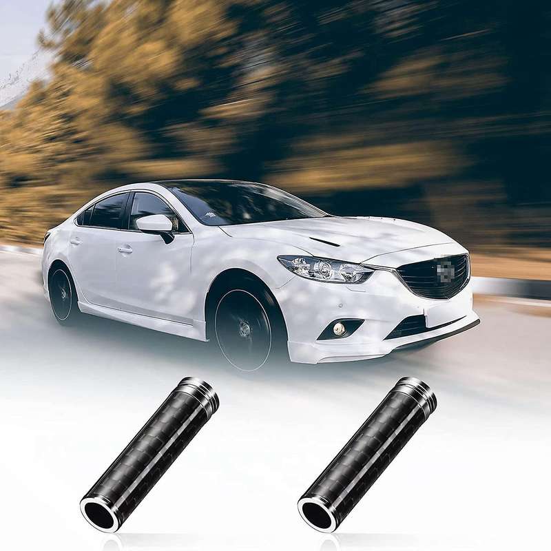 8pcs Universal Car Door Lock Knob Carbon Fiber Lock Knob Door Latch