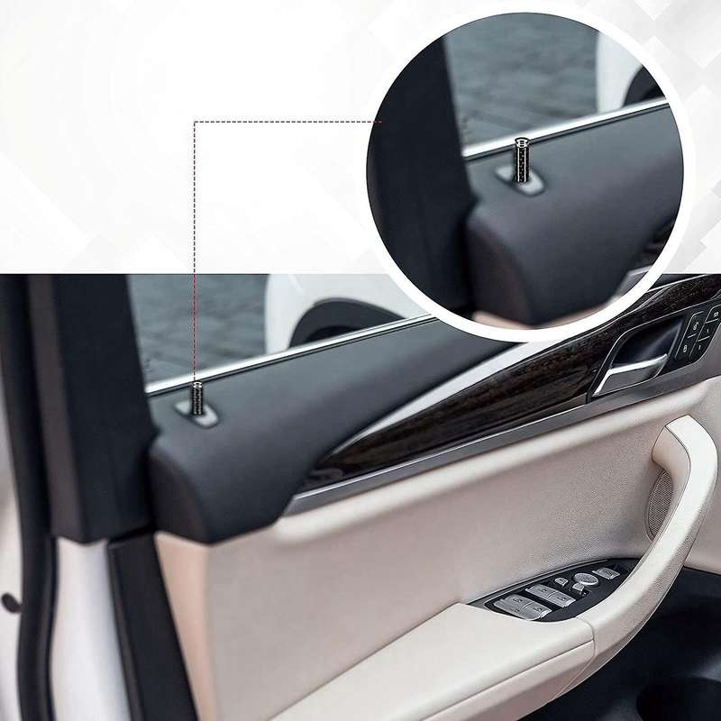 8pcs Universal Car Door Lock Knob Carbon Fiber Lock Knob Door Latch