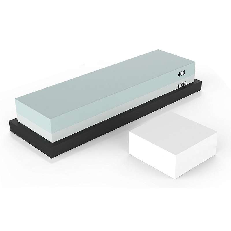 2-in-1 1000/6000 Grit Whetstone 2-sided Corundum Stones (white+blue)