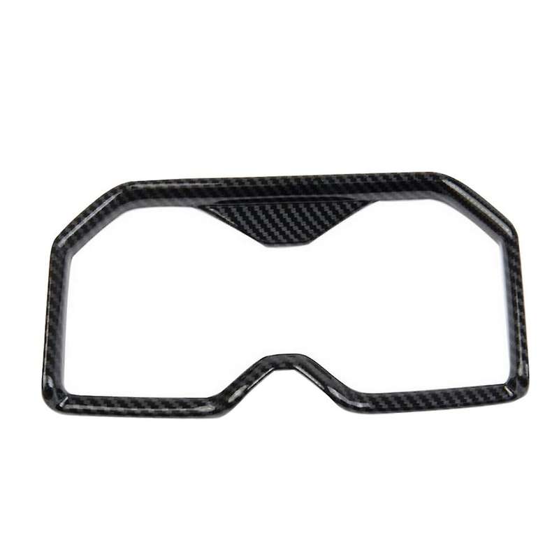 Car Carbon Fiber Abs Central Control Water Cup Frame Decoration Cover