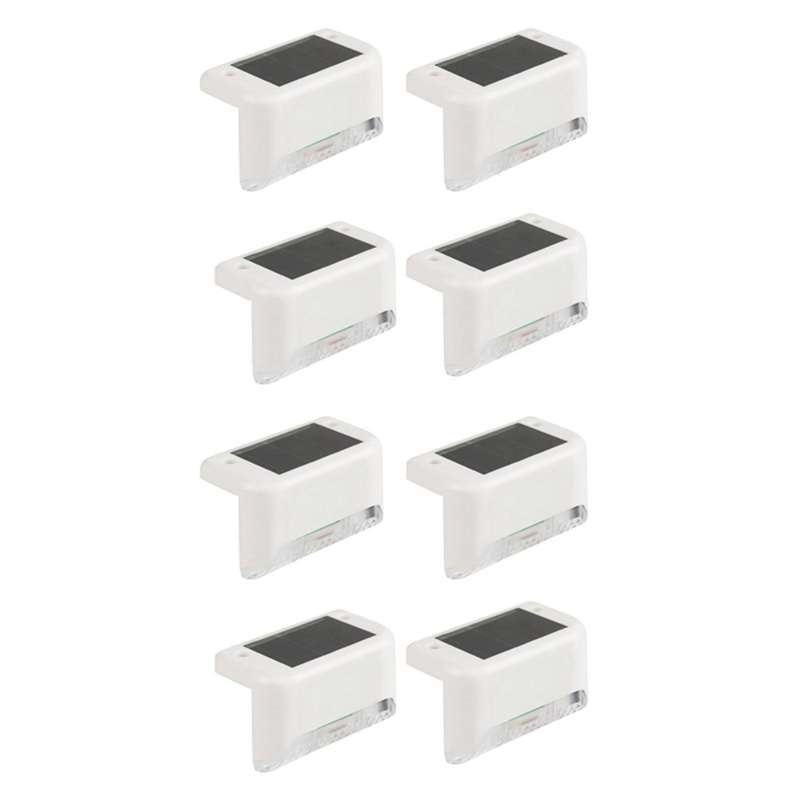 4pcs Led Solar Path Stair Lights Outdoor Garden Solar Light