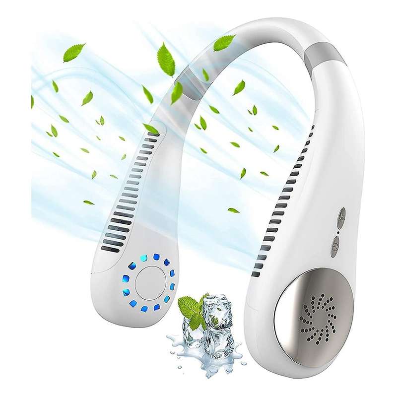 Hands Free Semiconductor Cooling Bladeless Fans, White