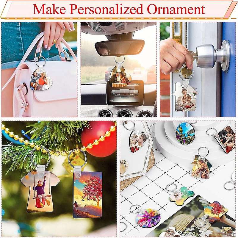 Sublimation Keychain Blank Product,keyrings for Diy Keychain,tag