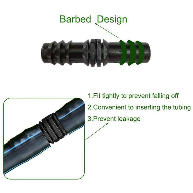 Irrigation Fittings Kit for Drip Tubing Tees,couplings,ends,elbows